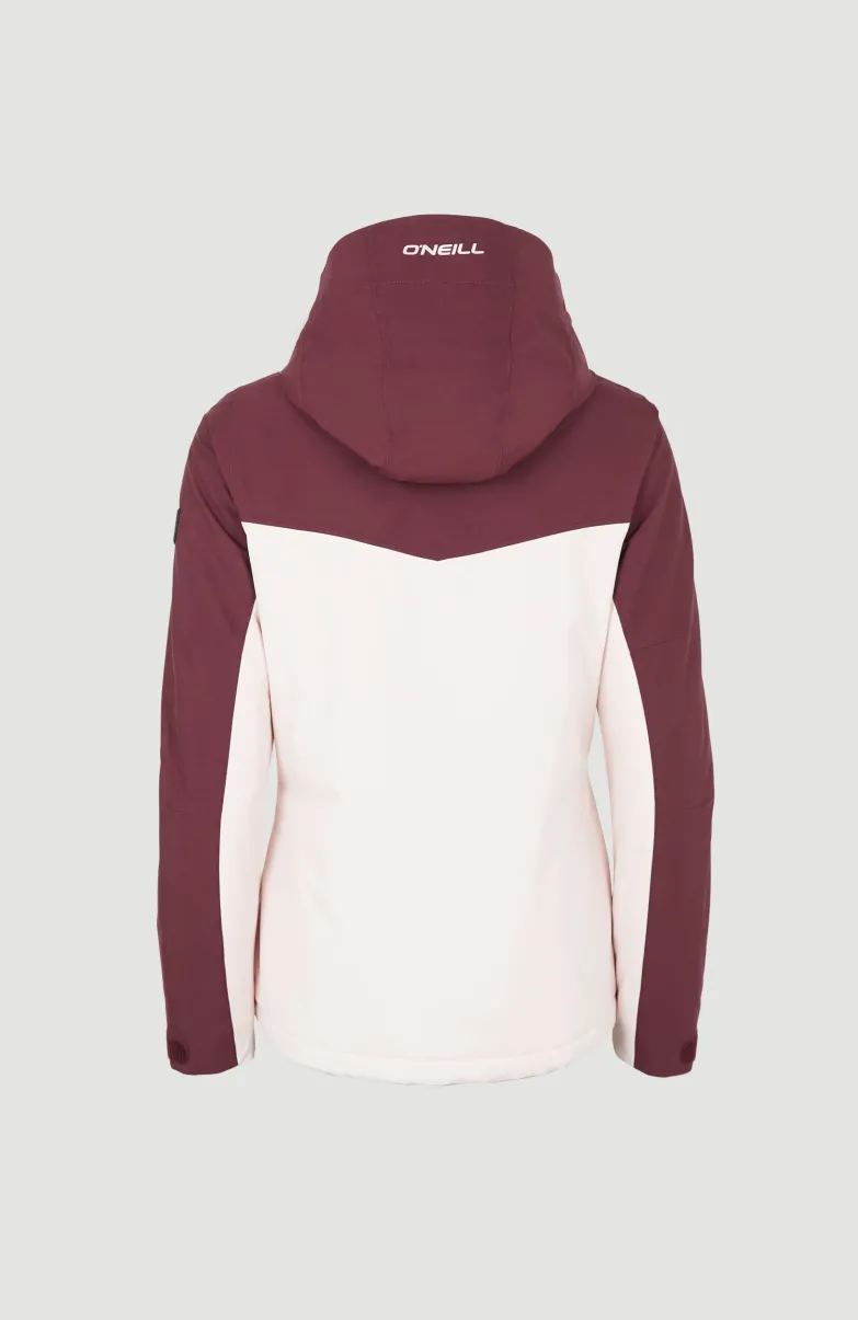 Aplite Wintersportjas | Windsor Wine Colour Block