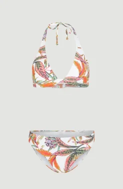 Bikini Marga - Rita Halter | White Tropical Flower