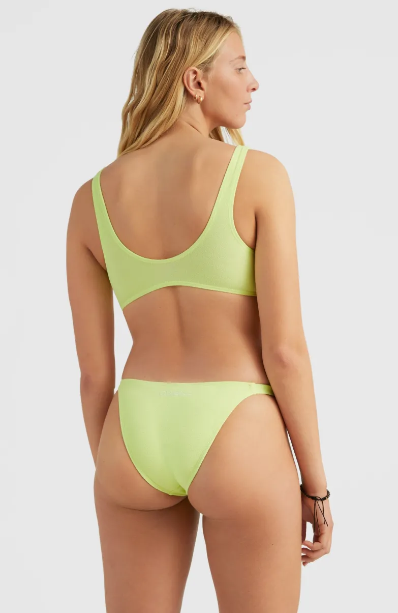 Bikini Terry Lucia Longline Triangle | Sunny Lime