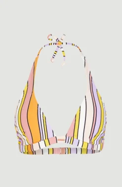 Bikinitop Marga Halter | Multi Stripe