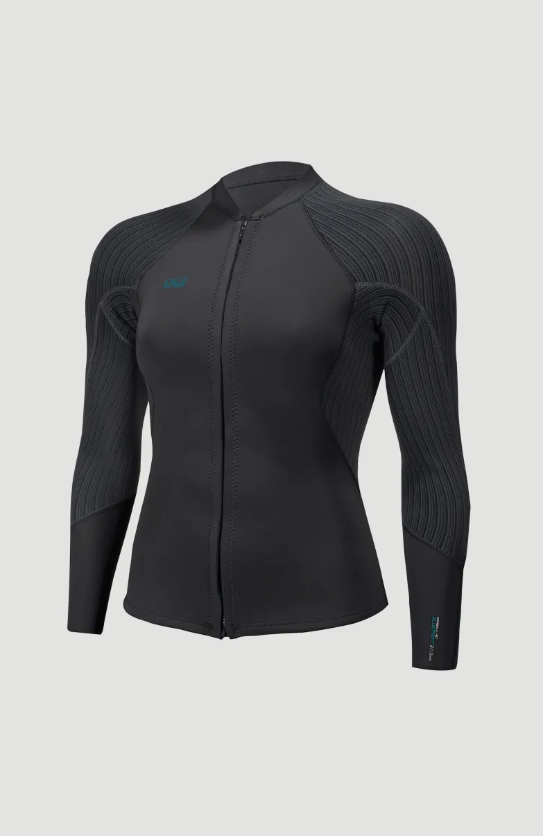 Blueprint 2/1.5mm Front Zip Jacket | BLACK/BLACK