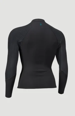 Blueprint 2/1.5mm Front Zip Jacket | BLACK/BLACK