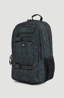 Boarder Rugtas | Black Retro Ikat