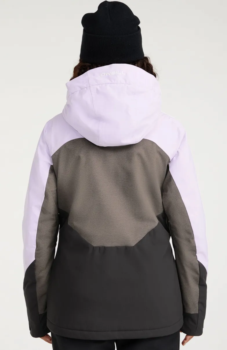 Carbonite Wintersportjas | Purple Rose Colour Block