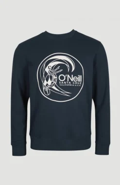 Circle Surfer Crew Sweatshirt | Ink Blue