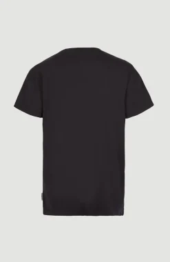 Connective Graphic Long T-shirt | Black Out
