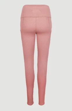 Hike Rib High Waist Legging | Ash Rose