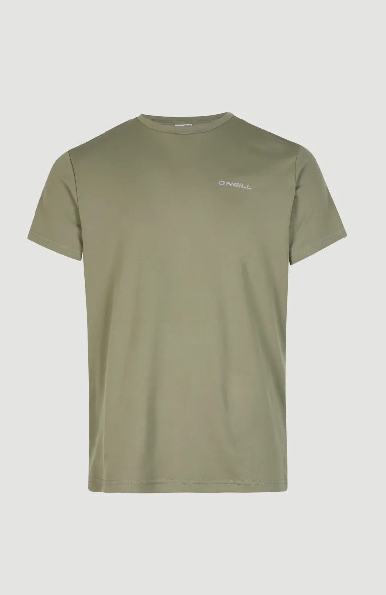 Hybrid Logo T-shirt | Deep Lichen Green