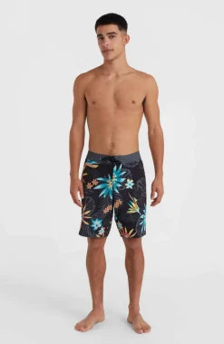 Hyperfreak Mysto Scallop 19" Boardshort | Black Mysto Scallop
