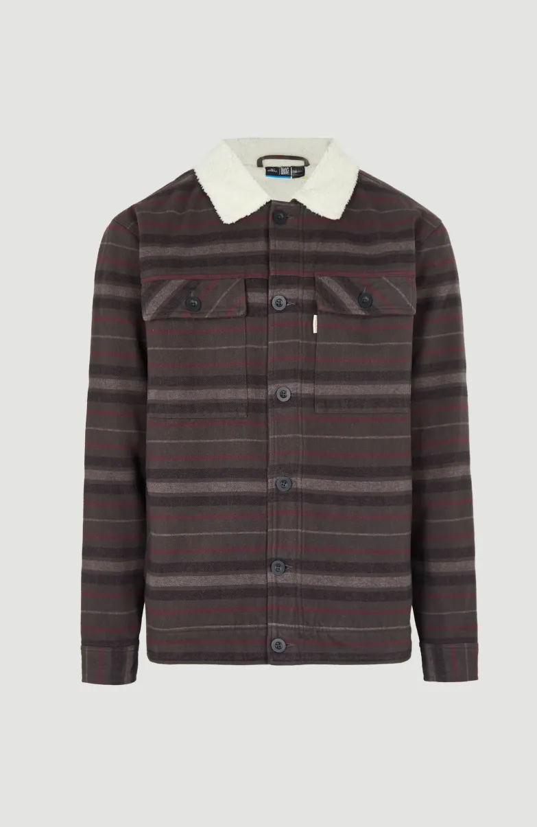 Jas Fleece-Lined | Grey Crossover Stripe