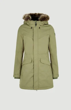 Journey Parka Jas | Deep Lichen Green