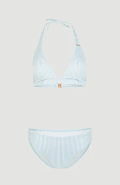 Marga - Cruz Halterbikiniset | Blue Simple Stripe