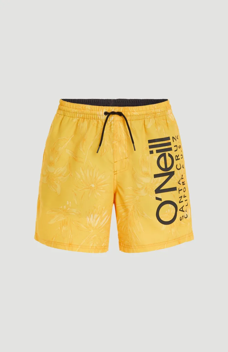 Mix And Match Cali 16'' Zwembroek | Yellow Tonal Tropicana