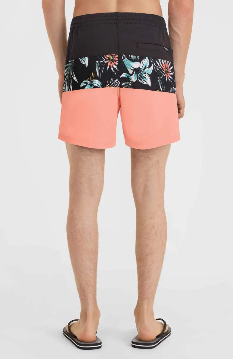 Mix And Match Cali Block 15" Zwembroek | Black Tropicana