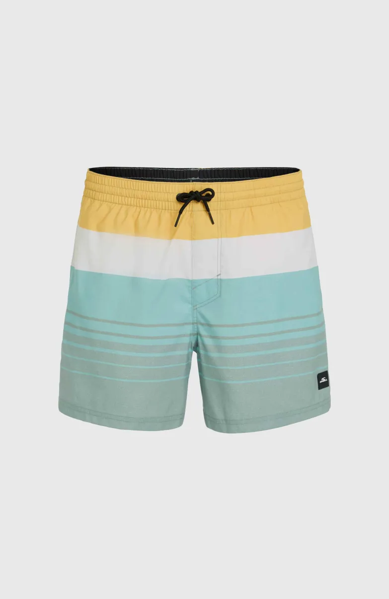 Mix And Match Cali Print 15'' Zwembroek | Green Mix&Match Panel Print