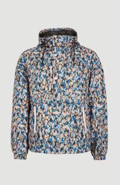 Modular Anorak Jas | Blue Minimal Camo
