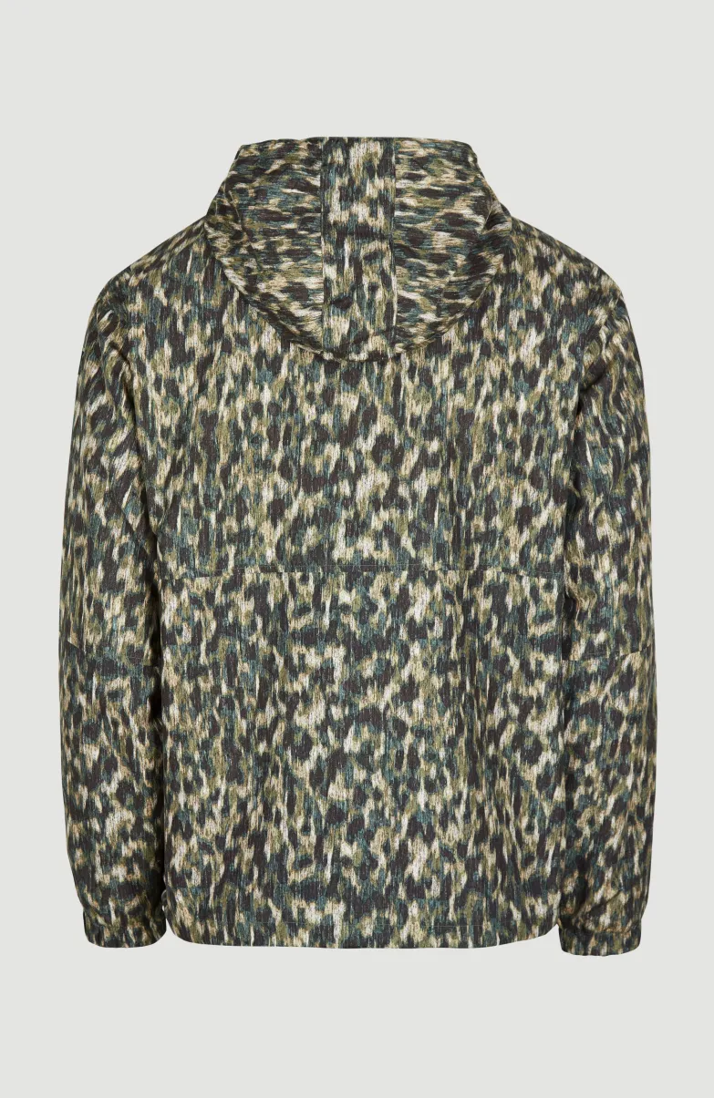 Modular Anorak Jas | Green Minimal Camo