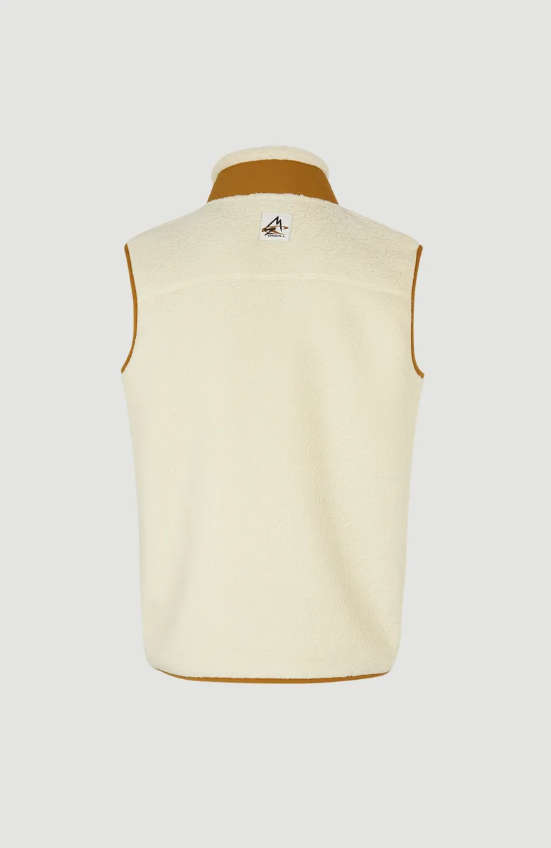 Mouwloos Vest High-Pile | Muslin