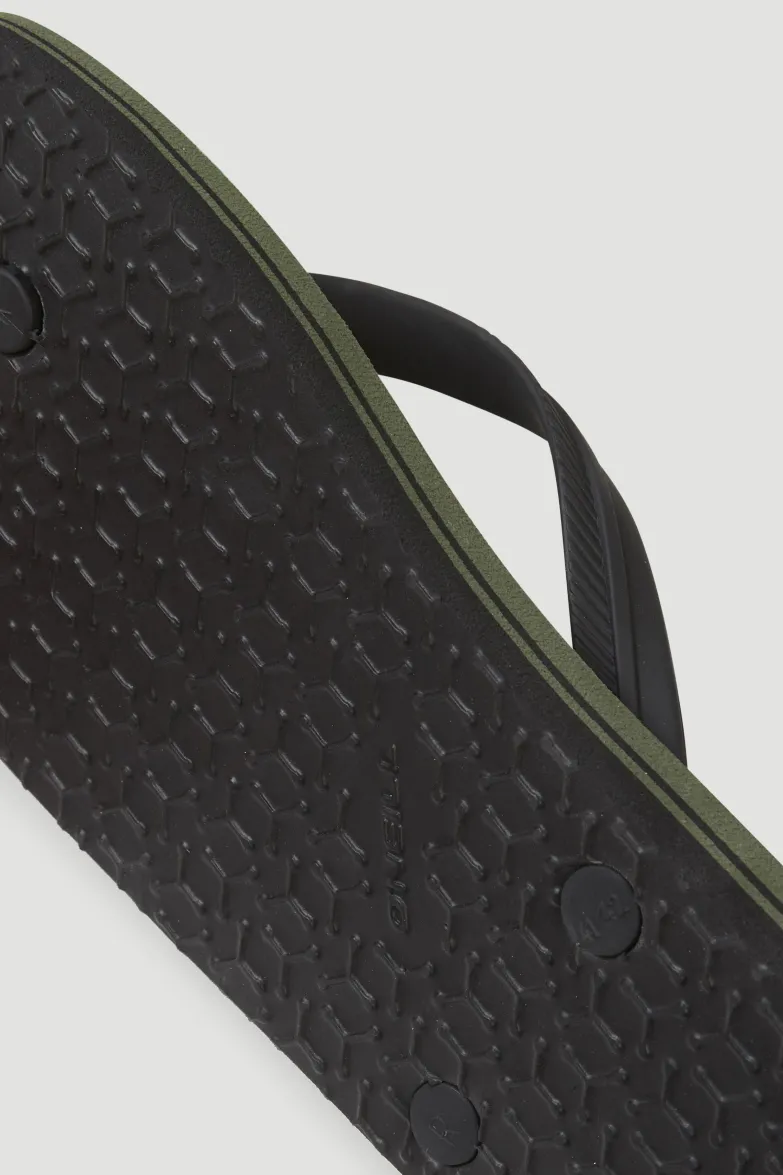 Profile Colour Block Sandalen | Deep Lichen Green Colour Block