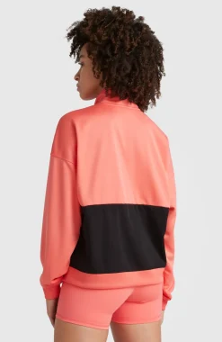 Rutile Half Zip Fleece | Georgia Peach