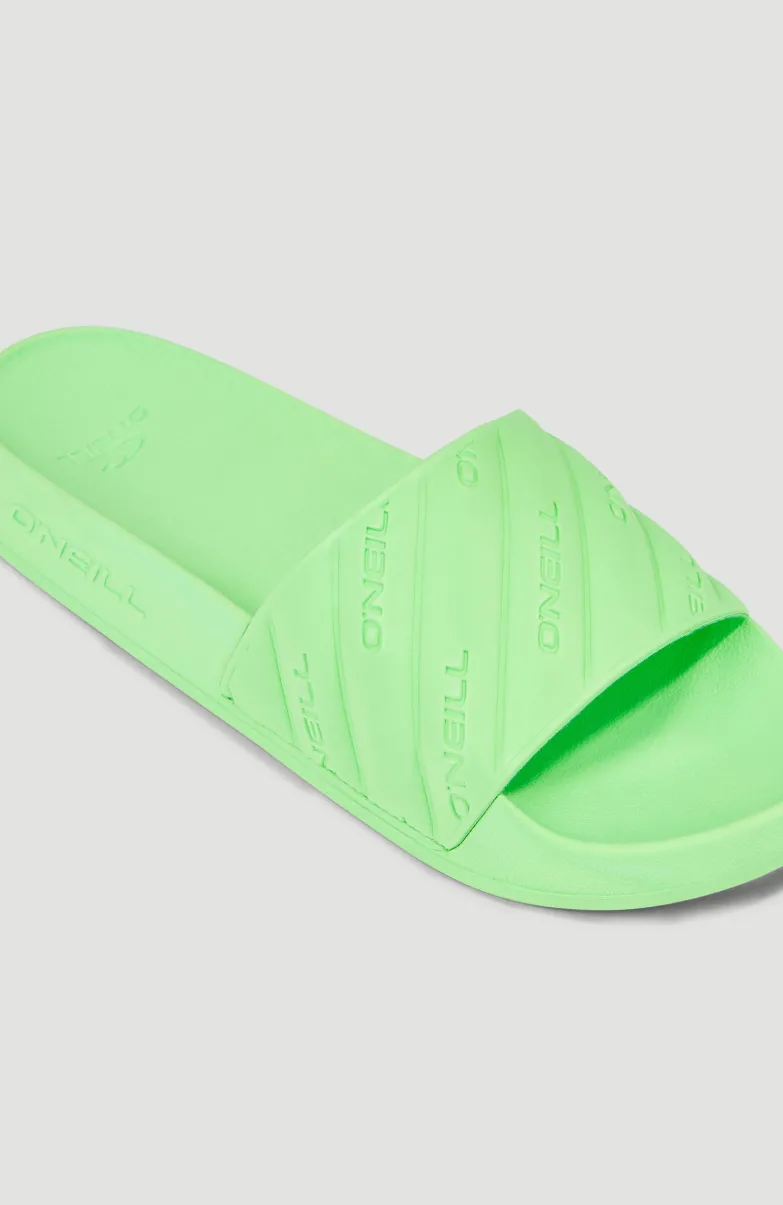 Rutile Slippers | Neon Green