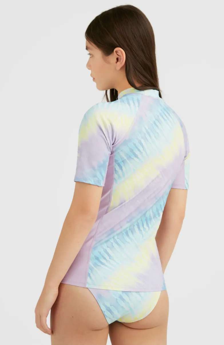 Shirt O'Neill Printed Met Korte Mouwen | Blue Tie Dye