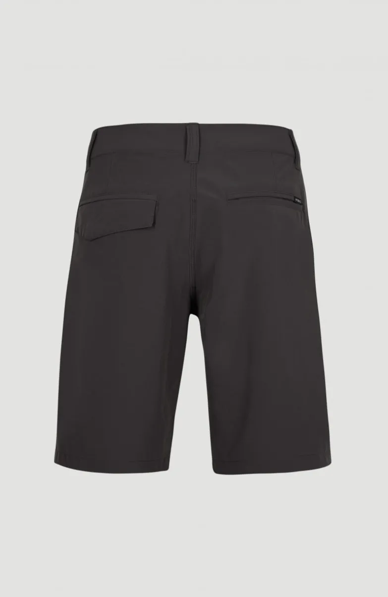 Short Hybrid Chino | Asphalt