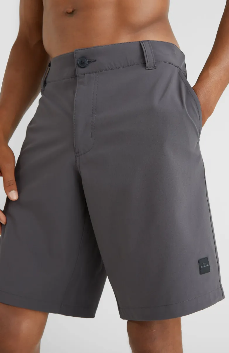 Short Hybrid Chino | Asphalt