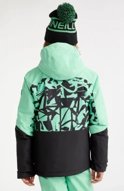 Ski Jas Carbonite | Green Scribble