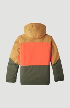 Ski Jas Carbonite | Rich Caramel Colour Block