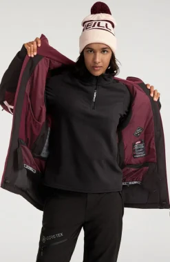 Ski Jas GORE-TEX Psycho Tech | Windsor Wine Colour Block