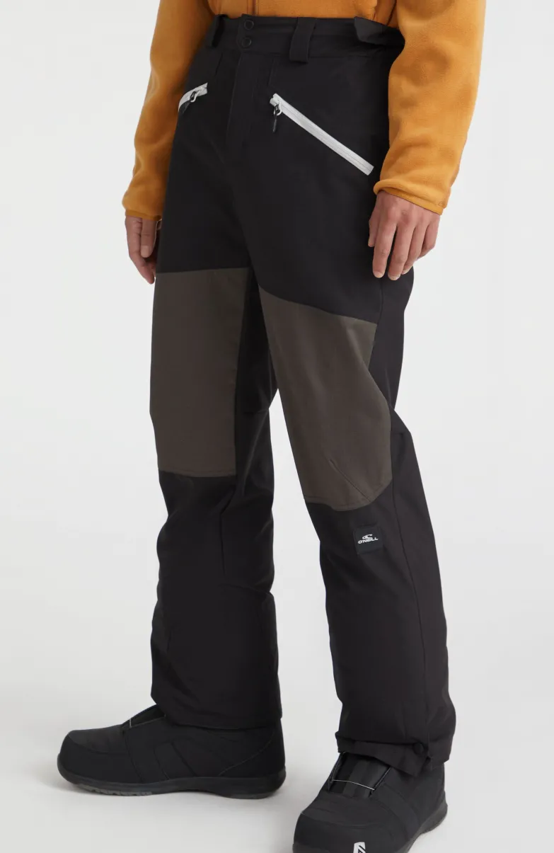 Skibroek Jacksaw | Black Out Colour Block