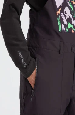 Skibroek Shred Bib | Black Kemper Print