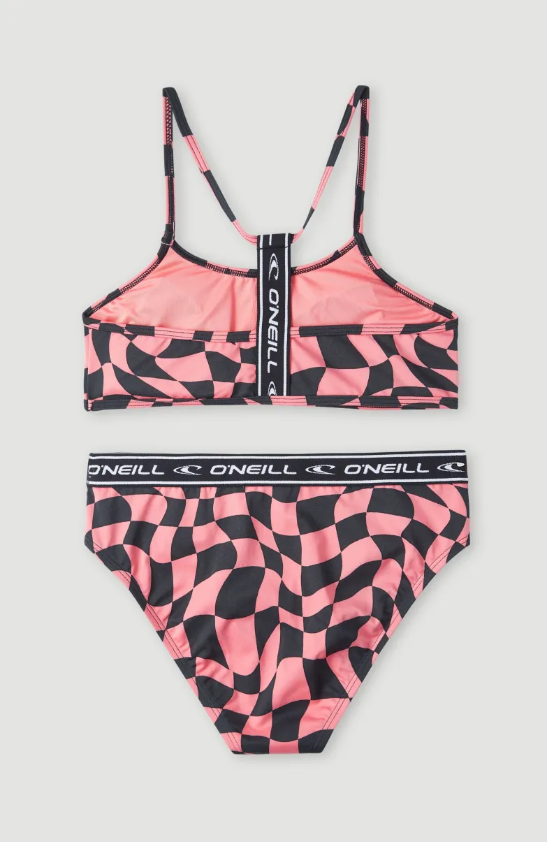 Sportclub Active Bralette Bikiniset | Pink Checkboard