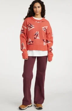 Trui Anchorage Knit | Red Knit Mountains