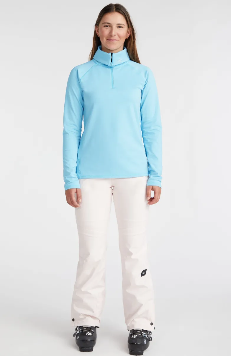 Trui Clime Fleece Met Halve Rits | Blue Wave