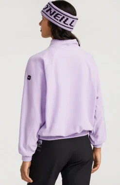 Trui O'Riginals Fleece Met Halve Rits | Purple Rose