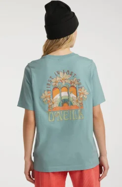 T-shirt Allora Graphic | Adley Blue