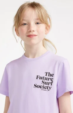 T-shirt Future Surf Society | Purple Rose