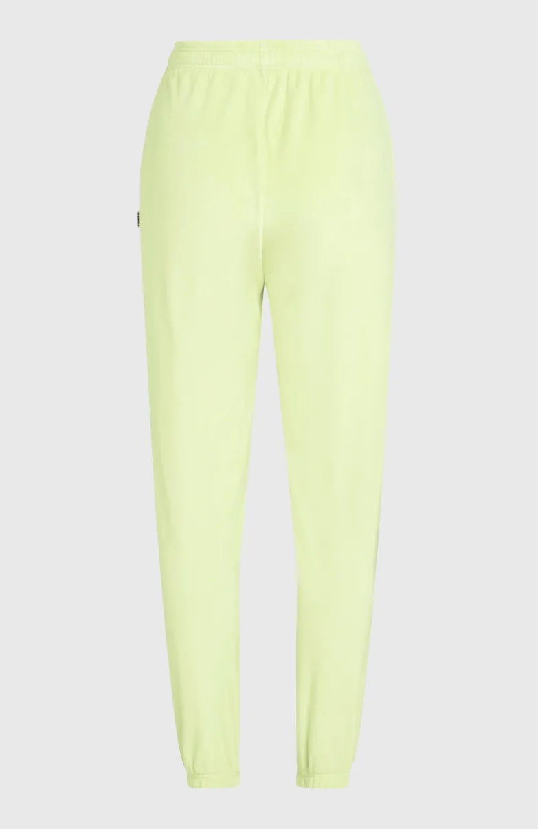 Velour Joggingbroek | Lime Wash