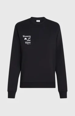 Women Of The Wave Crew Sweater | Black Out