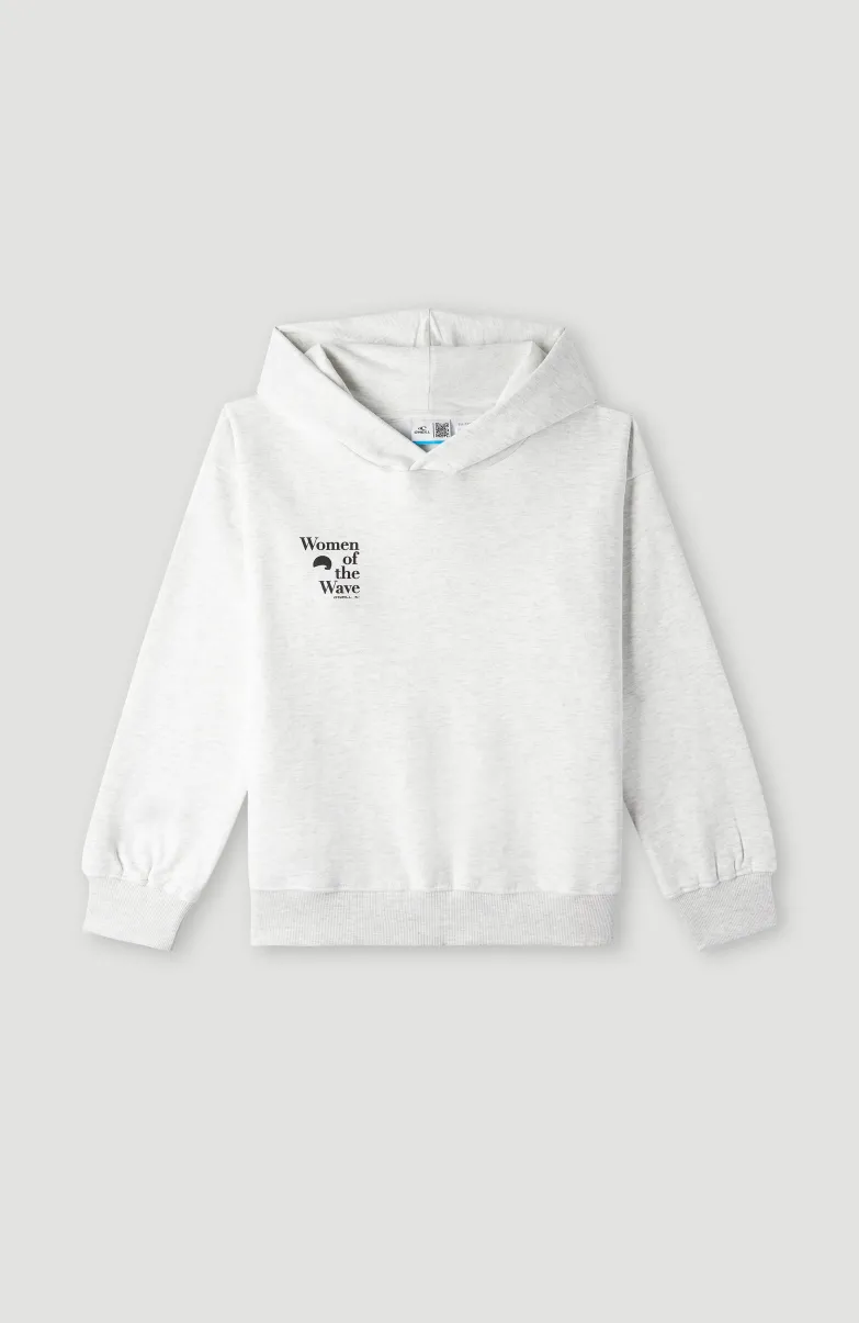 Women Of The Wave Hoodie | White Melange