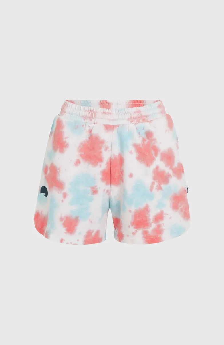 Women Of The Wave Sweatshort | Pink Ice Cube Tie Dye