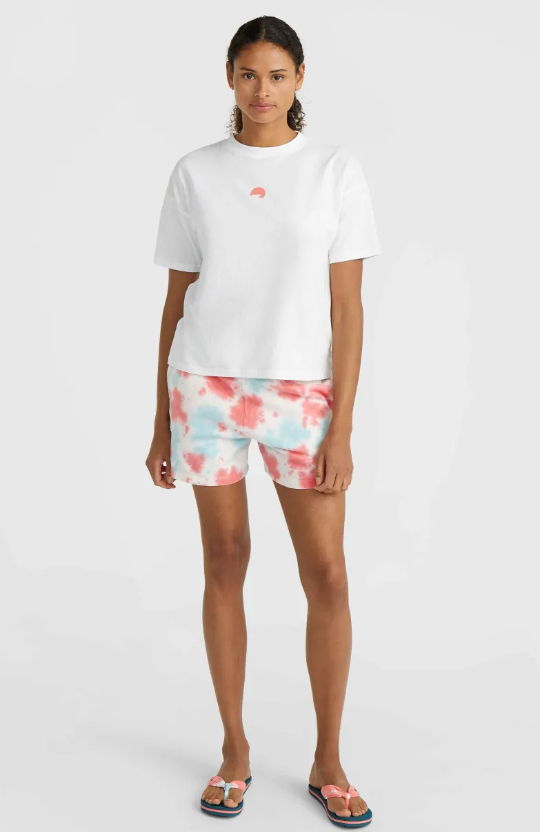 Women Of The Wave Sweatshort | Pink Ice Cube Tie Dye