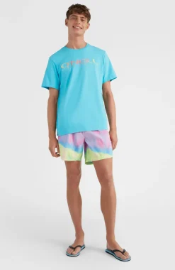 Zwemshort Cali Melting 16'' | Orange Melting Gradient